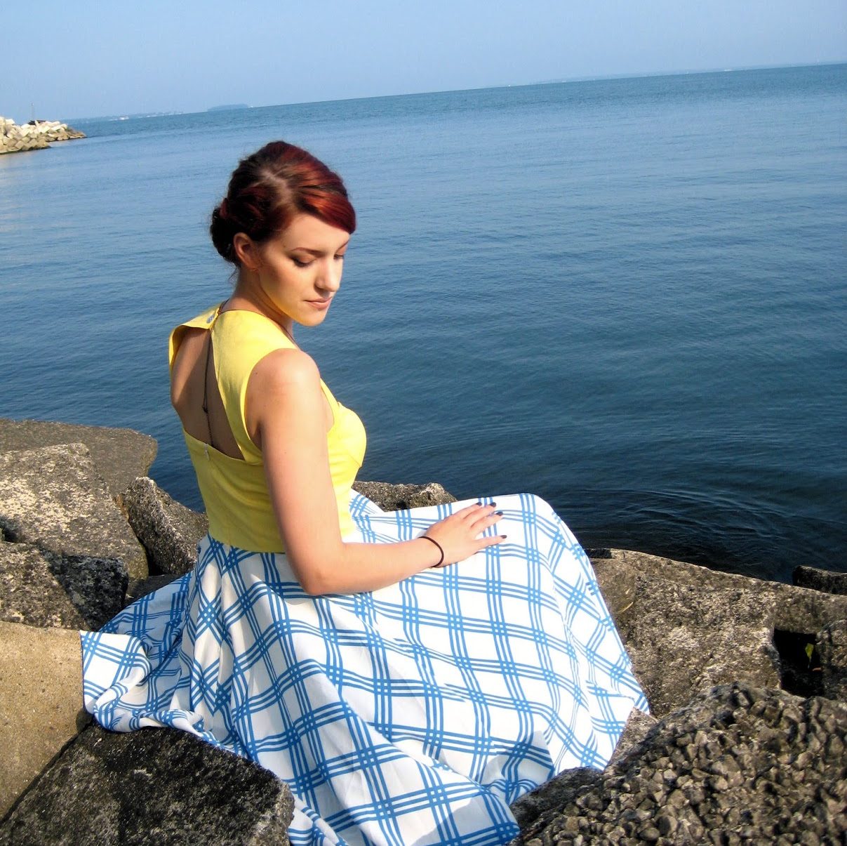 Picnic Dress by the Lake